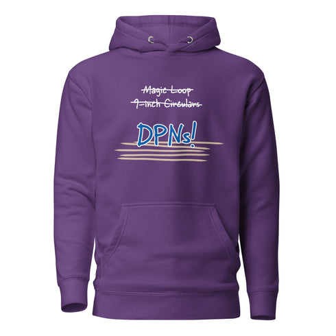 Double Pointed Needles DPNs Hoodie for Knitters